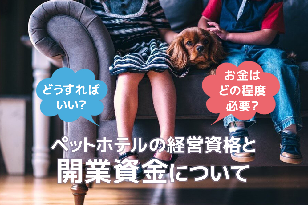 どうすればいい？お金はどの程度必要？ペットホテルの経営資格と開業資金について